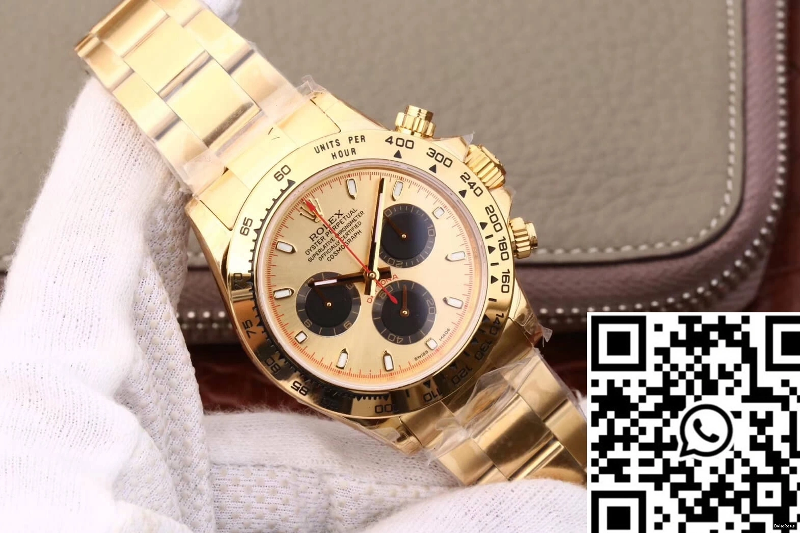 Daytona Yellow 116508 Gold Dial Factory Cosmograph JH Rolex 0304